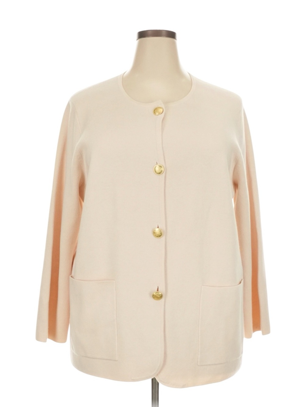 J. Crew || Cream Button-Front Cardigan XXL